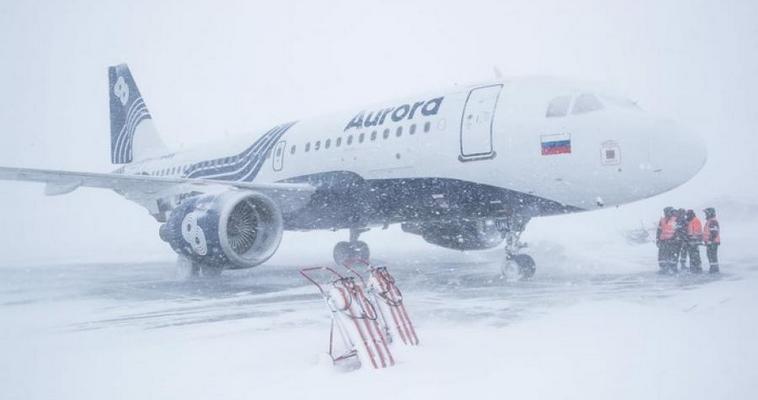 Все авиарейсы отложили в аэропорту Анадыря из-за циклона