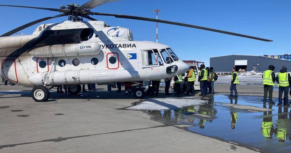 Проверку по факту аварийной посадки вертолёта проводят на Чукотке