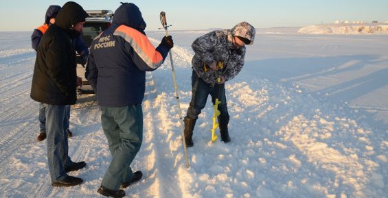 Обустройство ледовой переправы через Анадырский лиман начнут 12 января