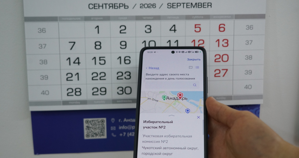 Сервис "Мобильный избиратель" заработал на Чукотке