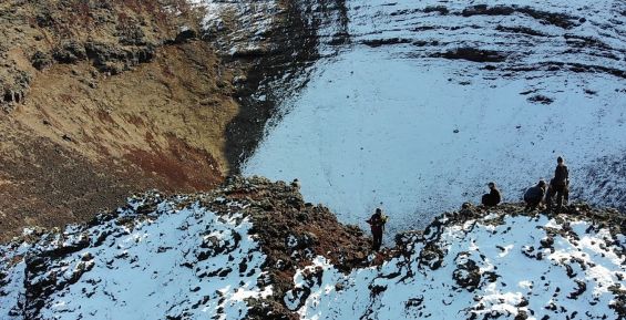 Международная экспедиция изучила Анюйский вулкан на Чукотке