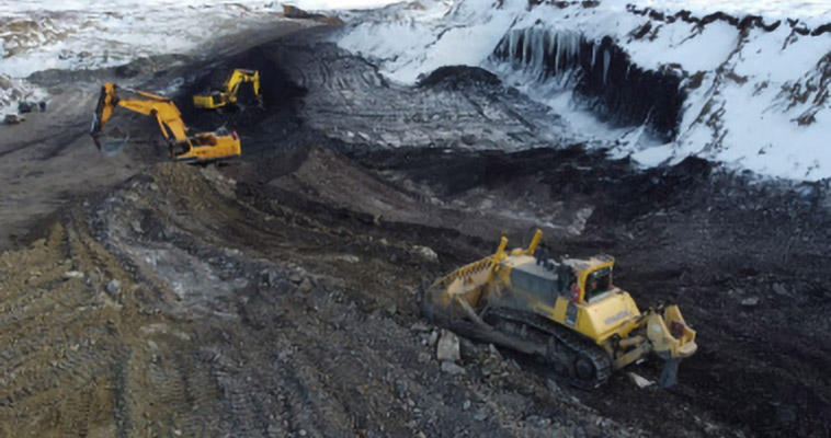 В 1,5 раза увеличили добычу каменного угля на Чукотке