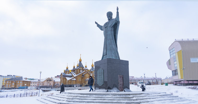 После реконструкции в Анадыре открыли памятник святителю Николаю Чудотворцу