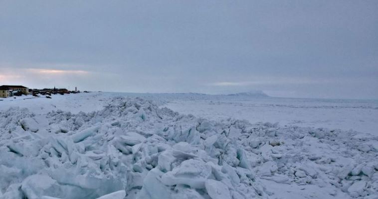 Небольшой снег пройдет в среду в районе Берингова пролива