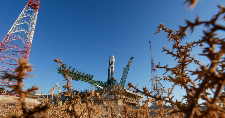 Ракета "Союз" с символикой юбилейного форума ВЭФ стартовала с Байконура