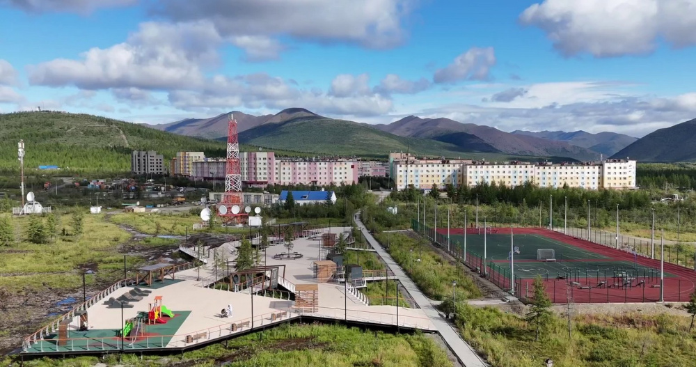 Зону отдыха "Антенное поле" благоустроили в Билибино