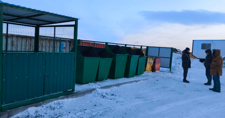 Треть площадок для сбора бытового мусора обновили в Анадыре