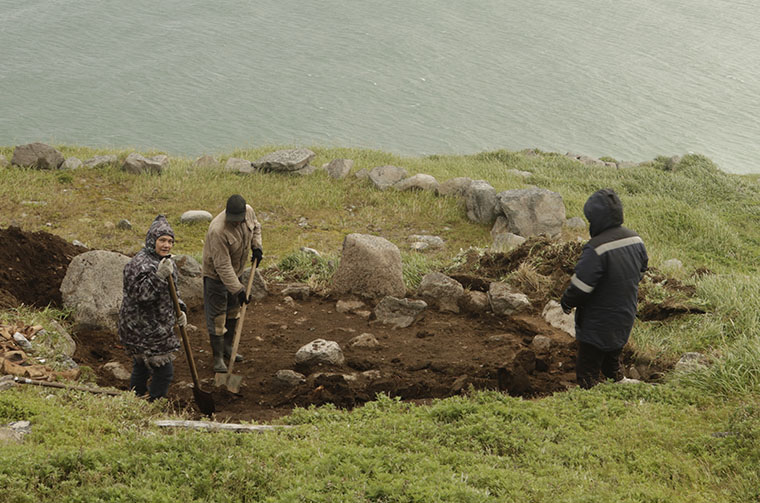 Три древних поселения эскимосов нашли археологи в Чукотском районе
