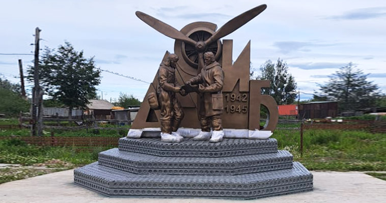 Памятник летчикам Алсиба установили в селе Марково
