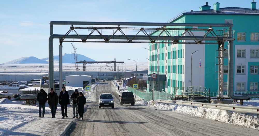 Сезон дорожных работ завершили в столице Чукотки
