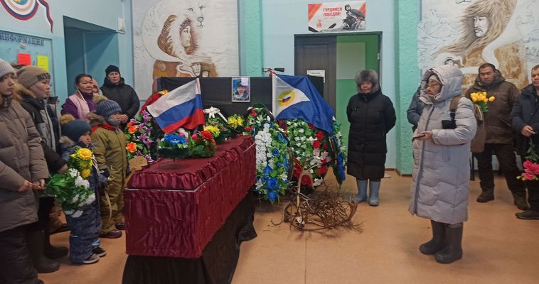 С погибшим на СВО земляком простились в селе Конергино