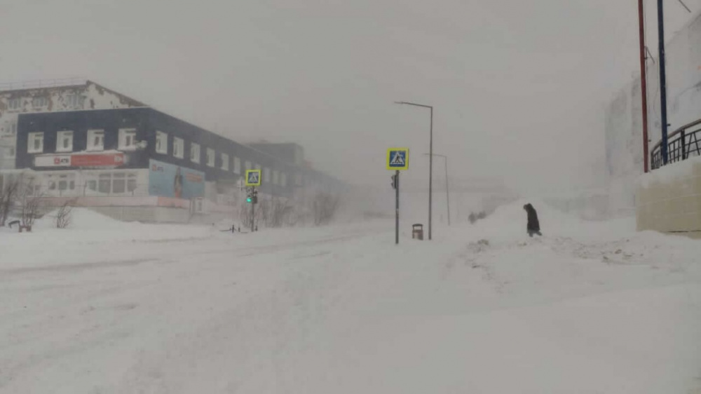 Метели прогнозируются во вторник на побережье Берингова моря 