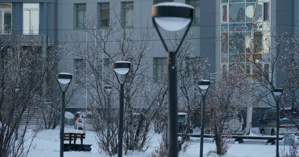 В парковых зонах Анадыря установили более 700 светильников