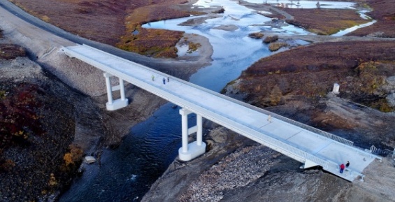 Для строительства моста через реку на Чукотке выделили почти 800 млн рублей