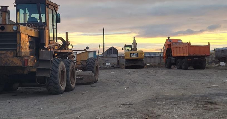 Завершен первый этап капремонта дороги от 10 причала в Угольных Копях