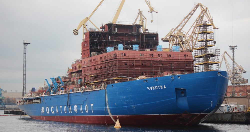Готовность ледокола "Чукотка" превысила 80 процентов