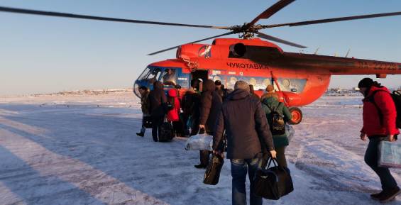 Стоимость билета на вертолёт между Анадырем и аэропортом снизят вдвое