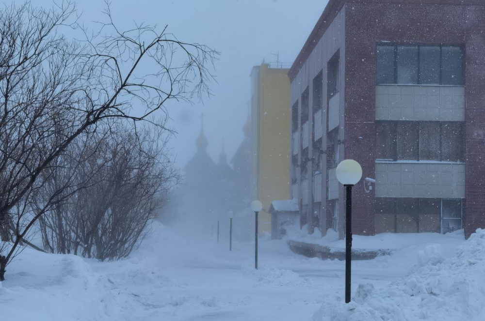 В понедельник в регионе будет ветрено и снежно  