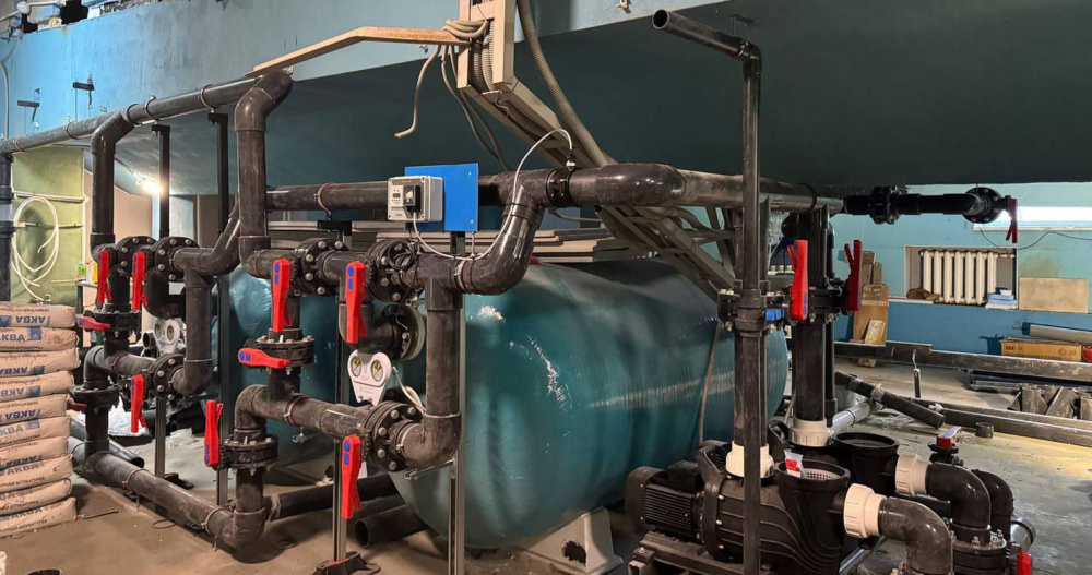 Ремонт бассейна завершили во Дворце детского творчества Анадыря