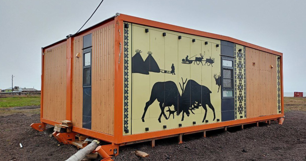 В островном селе Айон начала работать новая общественная баня