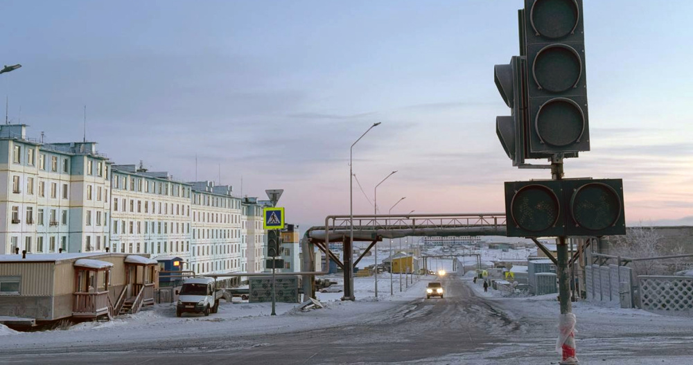 Четыре новых светофора установили в Анадыре на новой дороге