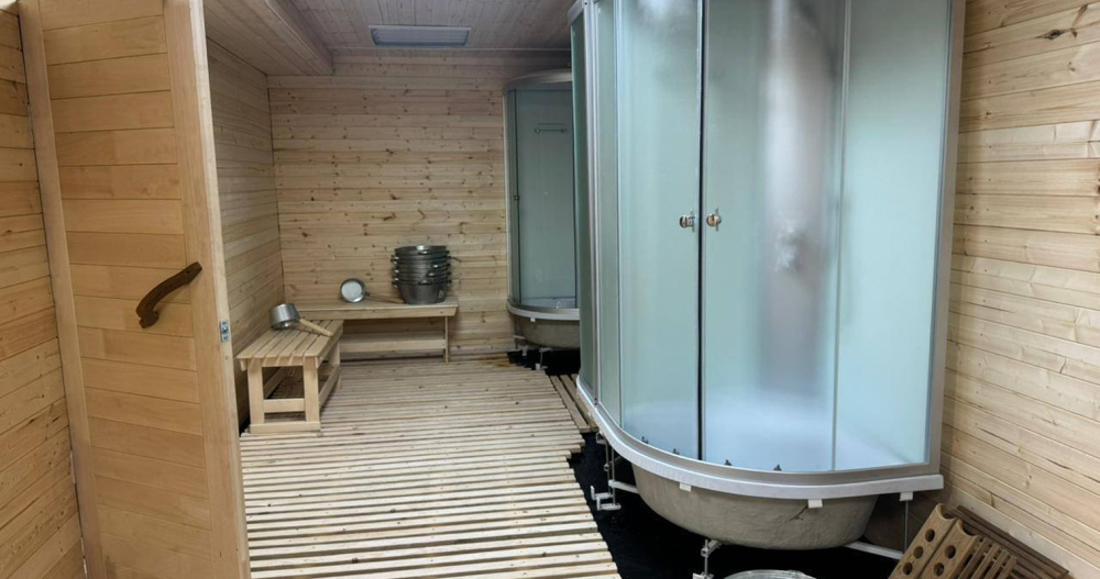 Общественные бани отремонтировали в сёлах Хатырка и Лаврентия