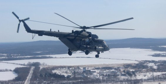 Транспортно-штурмовые вертолеты Ми-8 доставят продукты на Врангеля и мыс Шмидта