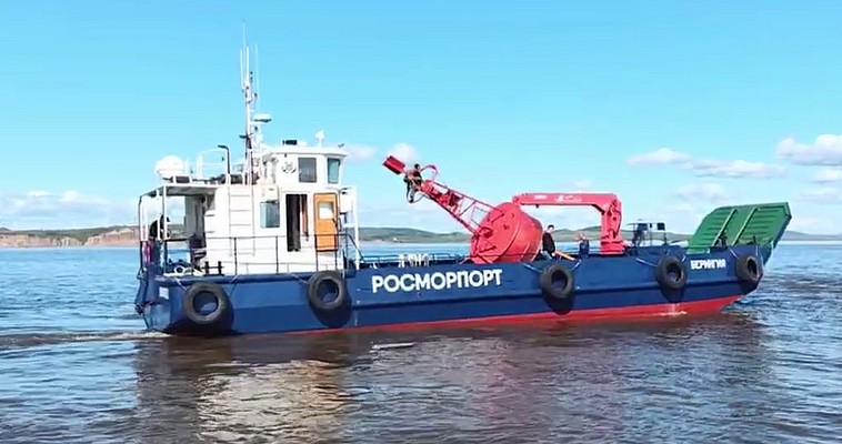 Новый плашкоут Росморпорта обеспечит безопасность судоходства на Чукотке